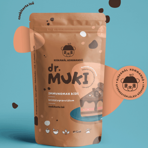 dr. Muki Immunomax kids gyerekvitamin - csokitorta-ízű