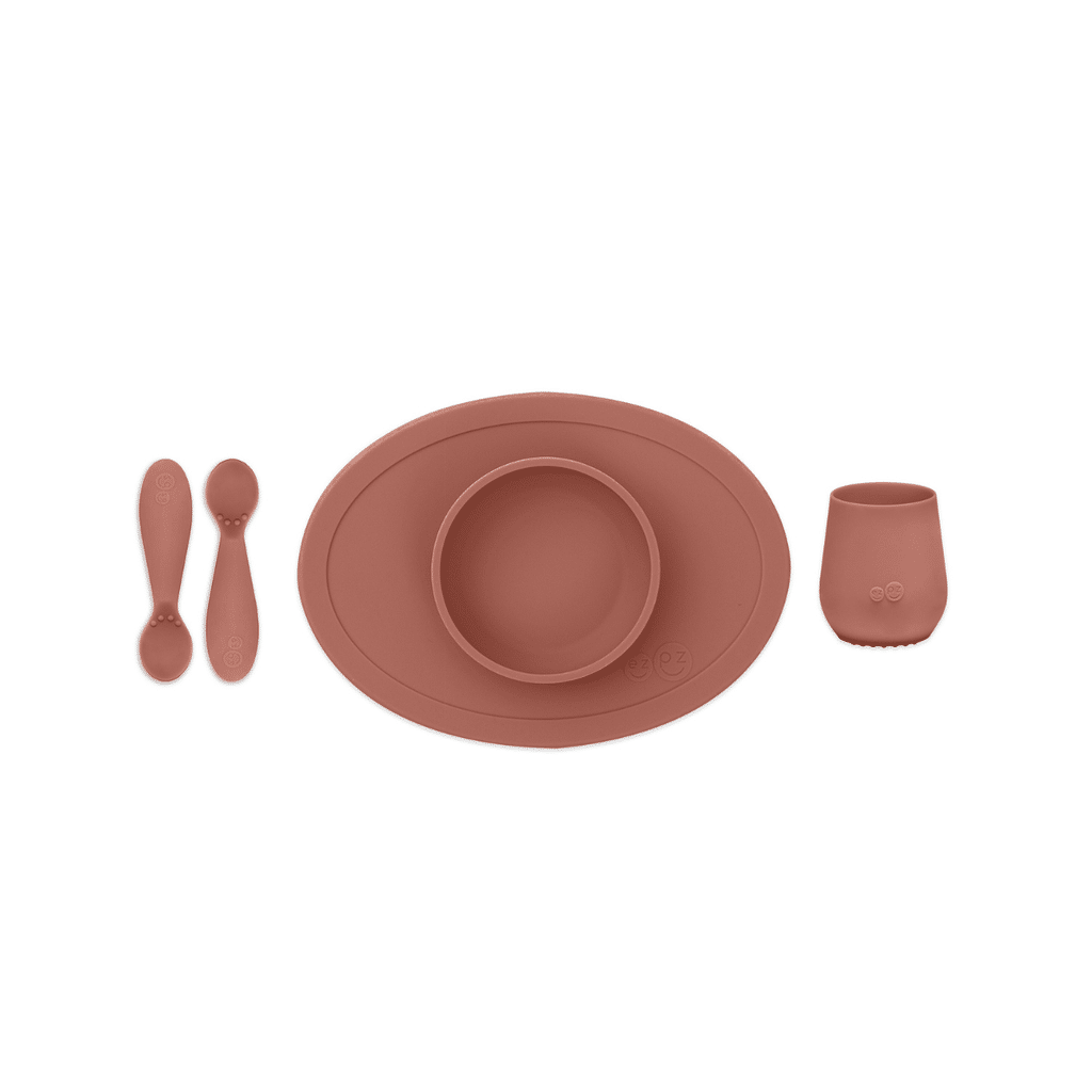 EZPZ™ Első Falatok szett baba étkészlet - barna