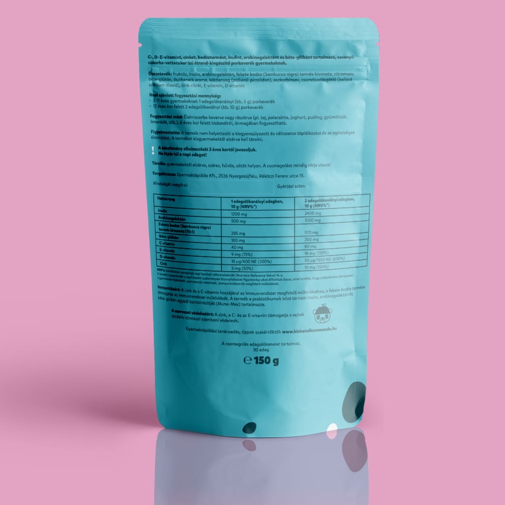 dr. Muki Immunomax kids gyerekvitamin - savanyú vattacukor-ízű